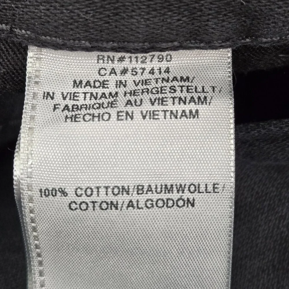 True Religion Men Jeans‎ 31 Black Skinny Denim Mid Rise Pockets 33